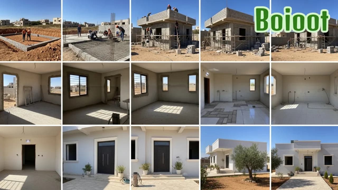 خطوات بناء منزل في سوريا من الألف إلى الياء