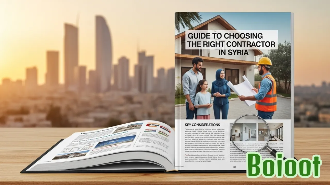  اختيار المقاول المناسب في سوريا